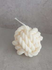 Figur ljus "Garnboll"