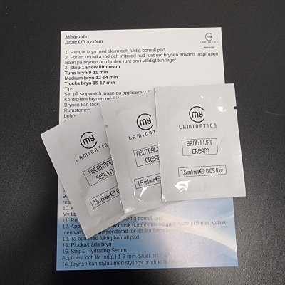 Tester My Lamination Set för Browlift