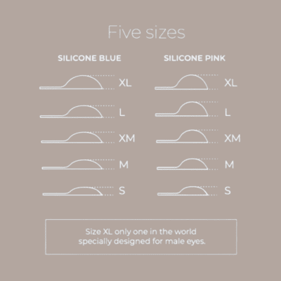 Silikon form/rullar MIX Rosa runda