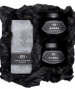 OHENA SET: Ljus, Skrubb och Body Butter