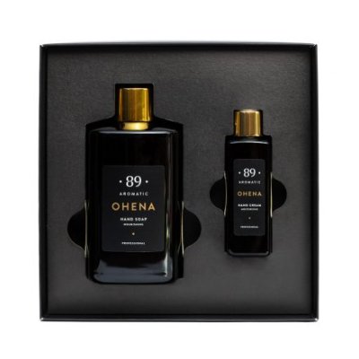 OHENA SET: Handkräm och Handtvål (Orientalisk - Träig)