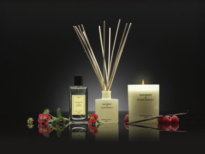 Raspberry & Black Vanilla doftpinnar