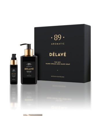 DÉLAVÉ SET: Handtvål och Handkräm (Mjukt Blommig)