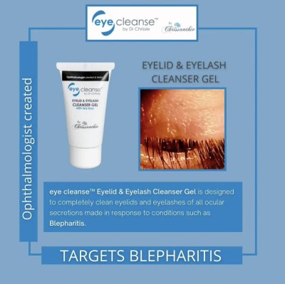 Chrissanthie Eyelid and Eyelash Cleanser Gel (30ml)